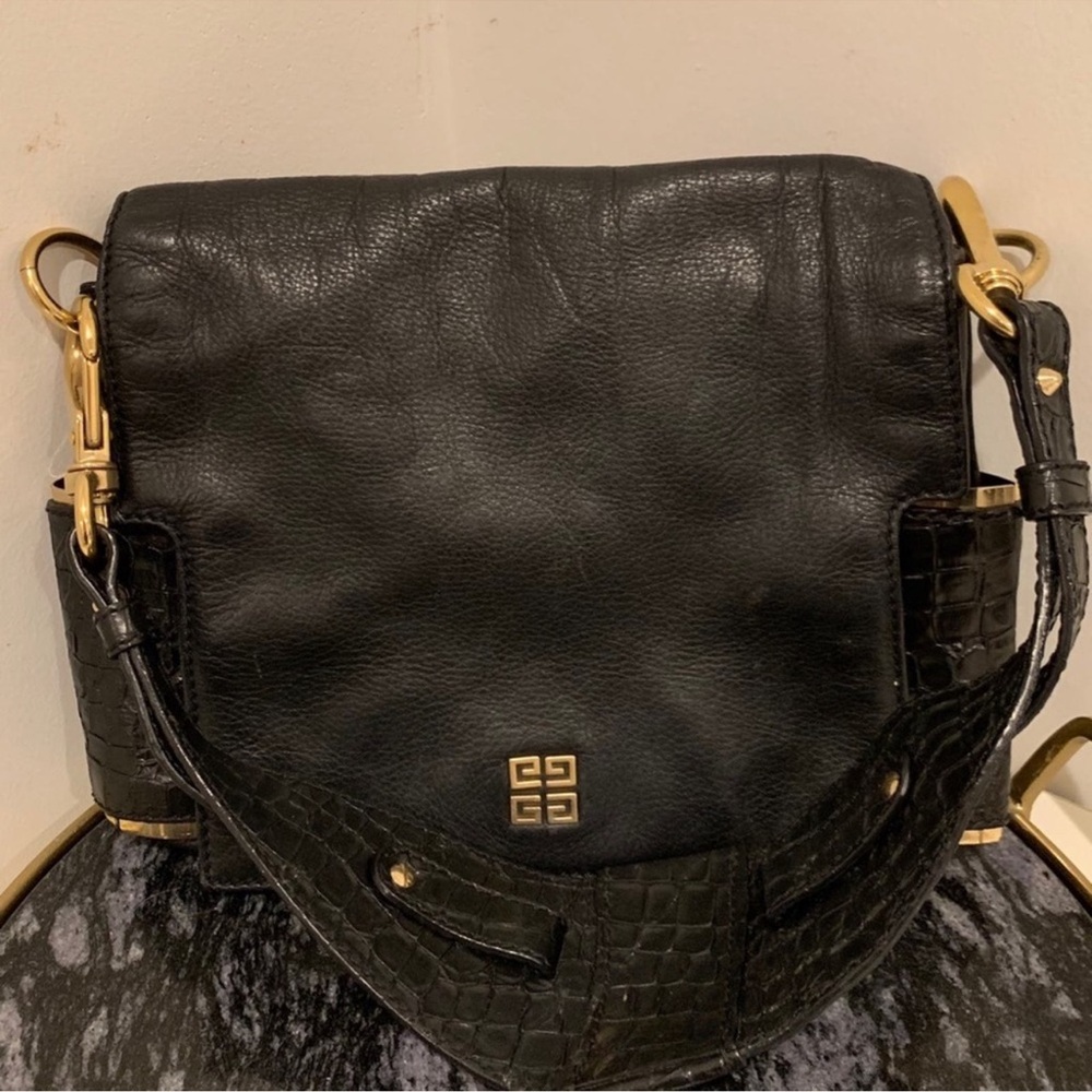 Givenchy Croc Clutch Shoulder Bag - Picture 2 of 16